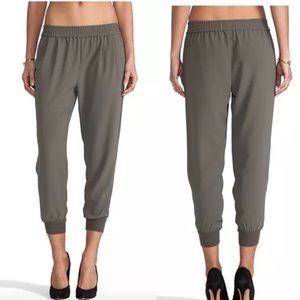 JOIE ARMY GREEN JOGGER PANTS